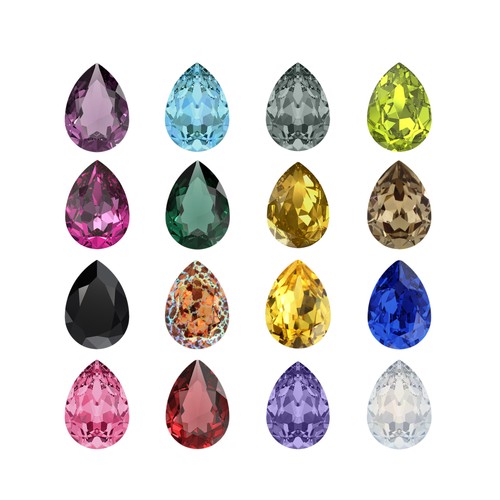 Swarovski crystals 4320 pear - swarovski,
