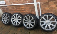 Audi S3 TT RS4 18" 8J 5x100 - 9 SPOKE ALLOY WHEELS - Perfect winter alloys 