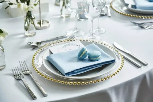 6pcs elegant charger - elegant, plates