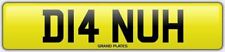 DIANA UK CAR NUMBER PLATE D14 NUH CLEAR DIANNA DIANE NAME REGISTRATION DI DI DEE