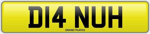 Diana car number plate - number,