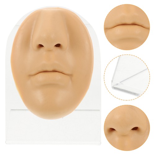 Flexible silicone face model - flexible,
