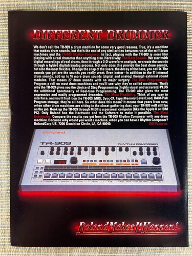 Roland 909 rhythm composer - roland,