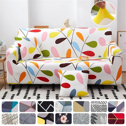 Flower waves slipcover stretch - flower,