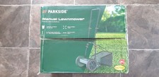 Parkside Manual Hand Push Lawnmower With 20L Grass Collector