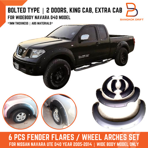Pocket black fender flare - pocket,
