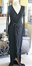 Halston Heritage black drape