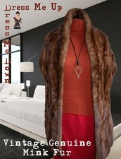 Vintage Rich Brown Mink Fur