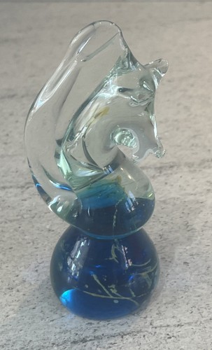 Mdina malta art glass - art, seahorse
