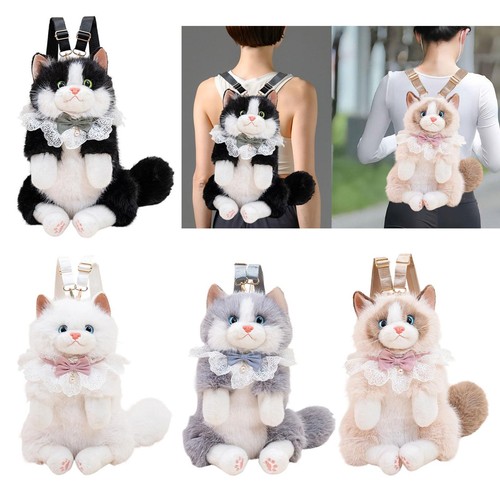 Ragdoll cat shaped backpack - ragdoll,