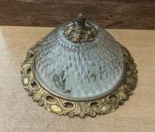 Vintage 13.5” Cut Glass