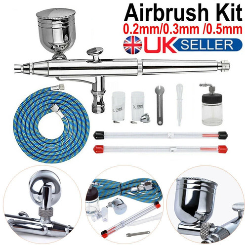Mini airbrush kit - dual, action