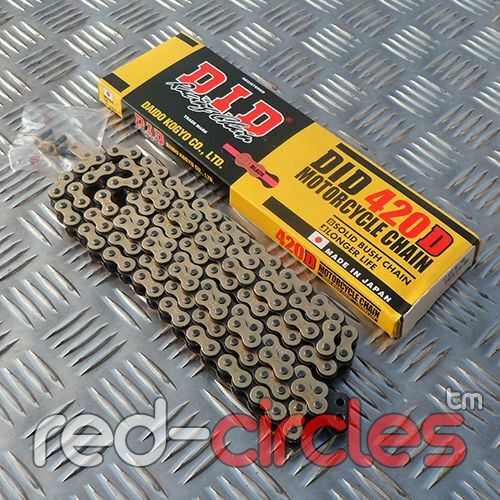 Gold pit bike chain - d.i.d.,