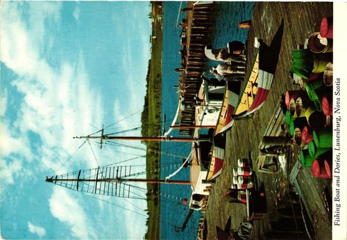Vintage postcard 4x6 - 4x6-, fishing