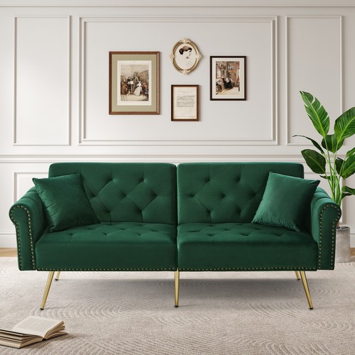 Seater fabric sofa bed - bed, click