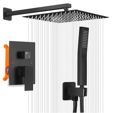 Black Thermostatic Shower