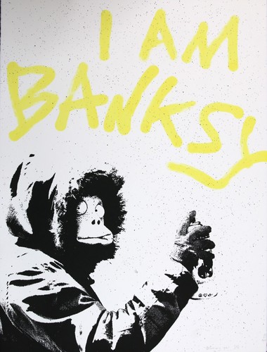 Tchewy22 signed banksy - tchewy22, +