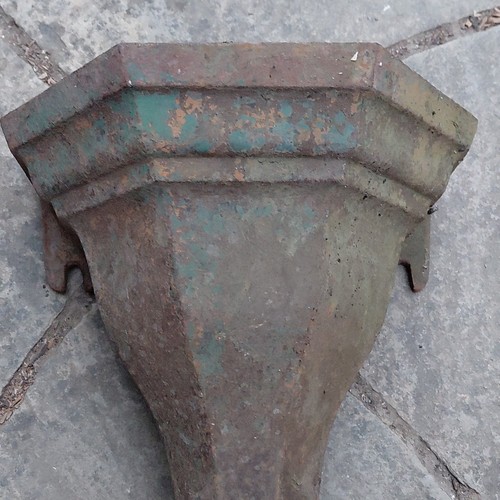 Cast iron gutter drop - iron,