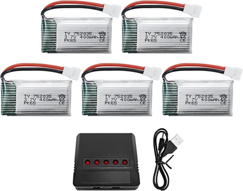 5pcs 400mah lithium - 5pcs,