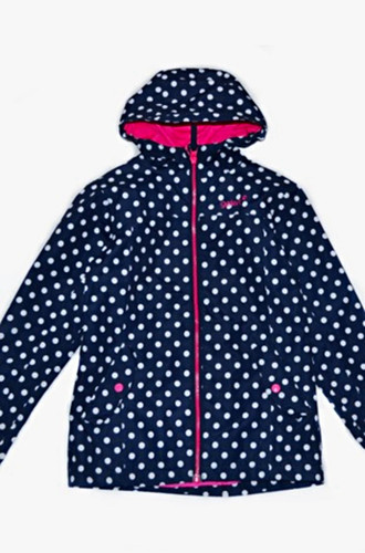 Gelert girls hooded rain - hooded,
