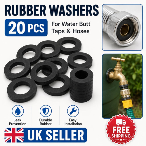 Rubber washers for water - for, butt