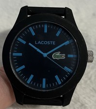 Lacoste Black Blue Dial Quartz