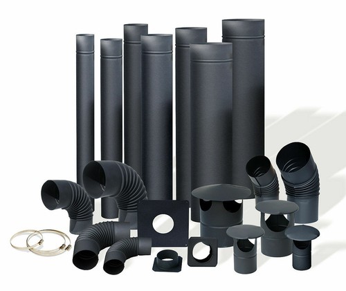 Black steel flue liner pipes - flue,
