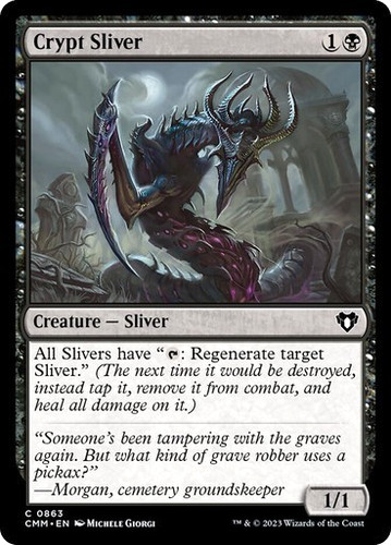 Mtg crypt sliver - mtg,