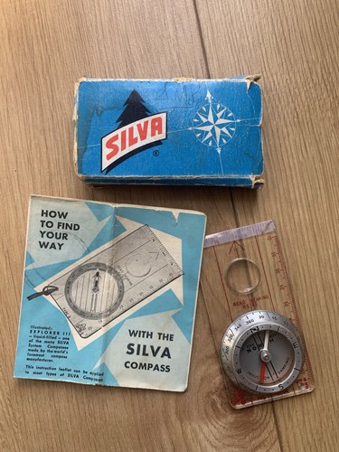 Vintage swedish compass - swedish,