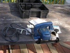Ryobi L-120UK Hand Planer 110 volt in case extra blades 3 5/8"
