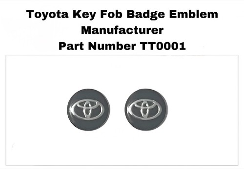Toyota key fob badge 14mm - toyota,