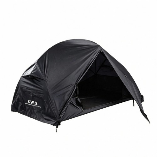 Double cot with tent enclosure - with,