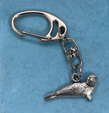 Seal Silver Pewter Keyring (P)