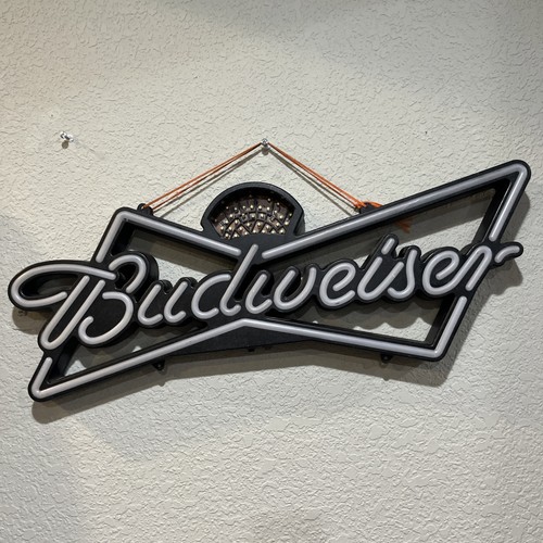 1990s budweiser neon wall sign - neon,