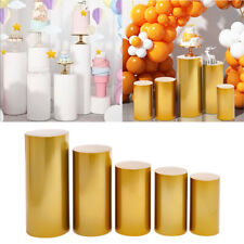 3/5PCS Metal Plinth Cylinder