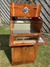 FLASH SALE Mahogany Antique-Style Drinks Cabinet Tallboy Cupboard Vintage Retro