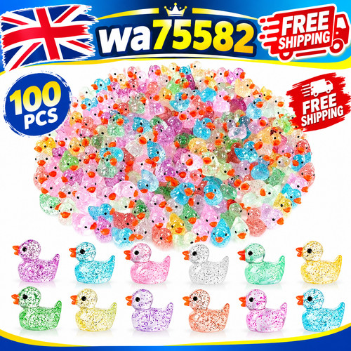 100pcs mini ducks colors - mini,