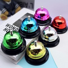 Multi-color Call Bell Desk Festival Bells Counter Reception Dining Bell Table