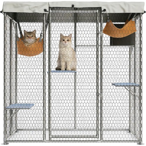 Outdoor cat house - 75.9"h,