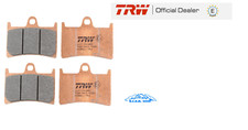 Set 4 Brake Pads TRW Front Sinter Yamaha 1000 FZS Fazer 2001-2006