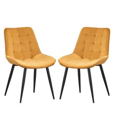 Set 1/2 Velvet Dining chair