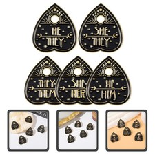 5pcs Heart Brooches Clothes