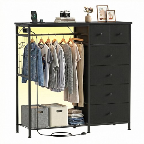 Bedroom drawer fabric - bedroom, 6-drawer