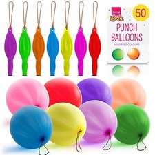 15-500 LARGE PUNCH BALLOONS Party Bag Fillers Goody CHILDRENS Loot Toys Birthday