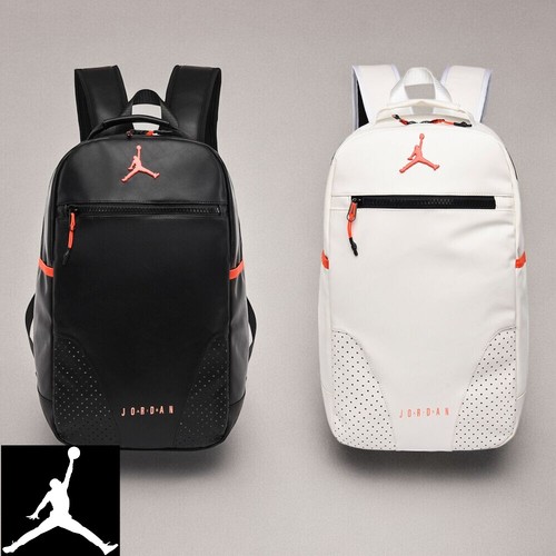 Jordan leather backpack hoops - leather,