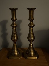 Pair Of Antique Brass Beehive