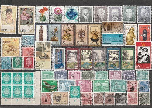 Lot stamps gdr rda - lot, of