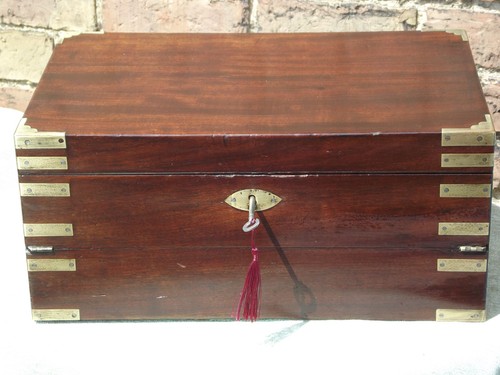 Georgian mahogany tri fold - georgian,
