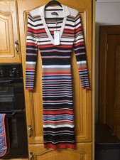 Karen Millen Ladies Autumn Winter Jumper Dress Size M New With Tags