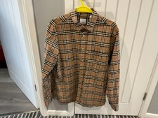 burberry men's check cotton